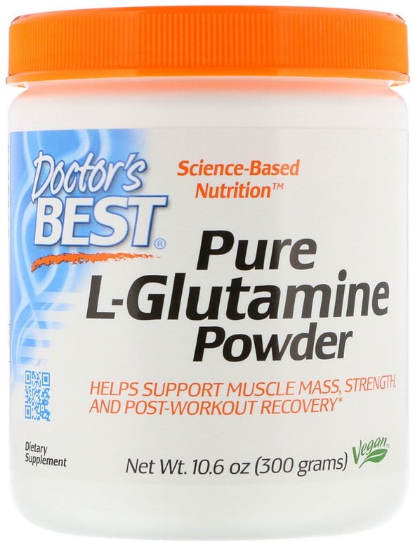 مسحوق L-Glutamine من Doctor's Best