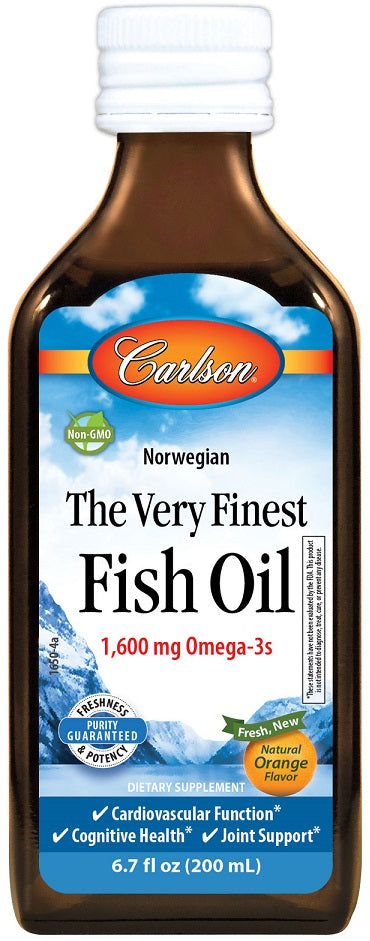 The Very Finest Fish Oil - Natural Lemon - 200 ml.