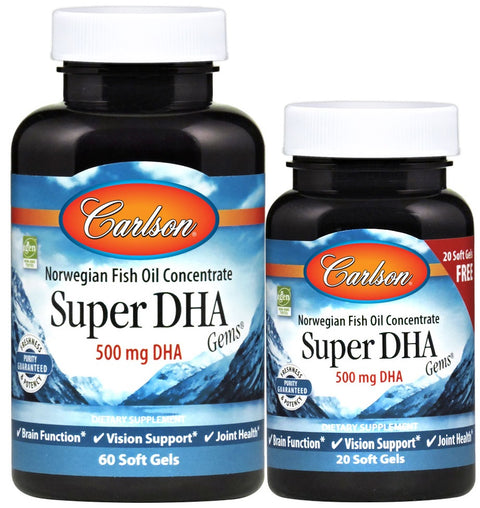 Super DHA Gems - 500mg - 60 + 20 softgels