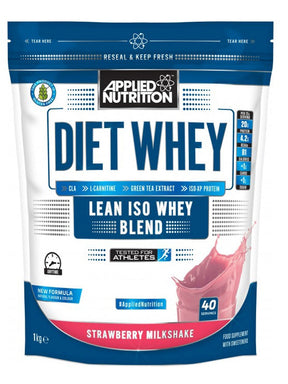 Diet Whey, Strawberry Milkshake (EAN 634158938238) - 1000g