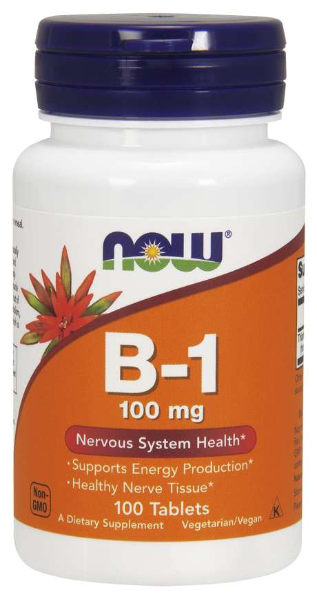 Vitamin B-1 Thiamine - 100mg - 100 tabs