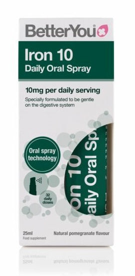 Iron 10 Daily Oral Spray (10mg) - Pomegranate - 25 ml.
