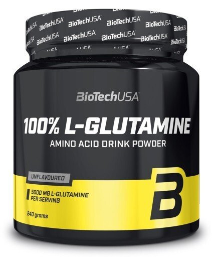 100% L-Glutamine - Unflavoured - 240g