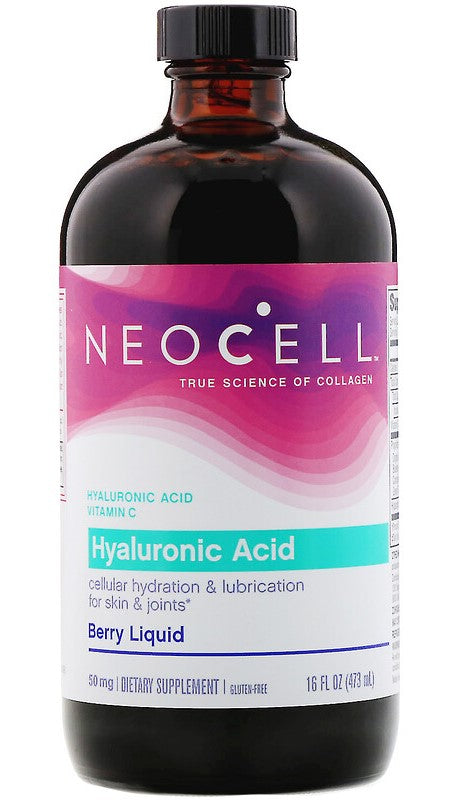 Hyaluronic Acid Liquid - Blueberry - 473 ml.
