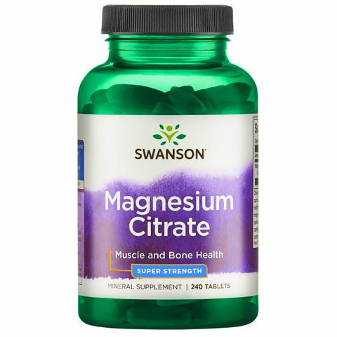 Magnesium Citrate - 225mg Super-Strength - 240 tablets