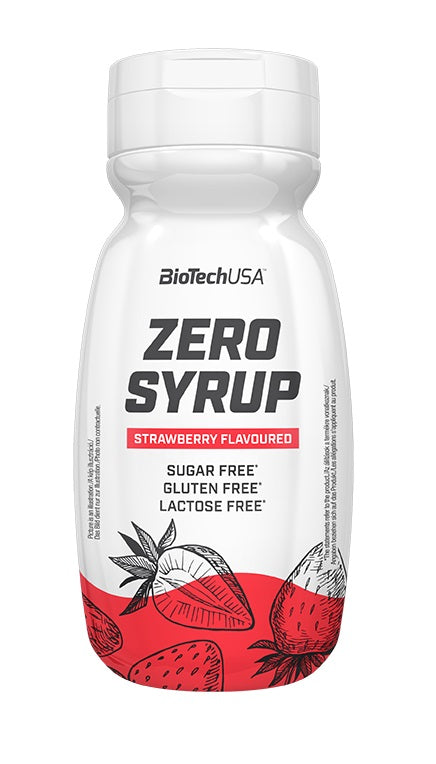 Zero Syrup - Strawberry - 320 ml.