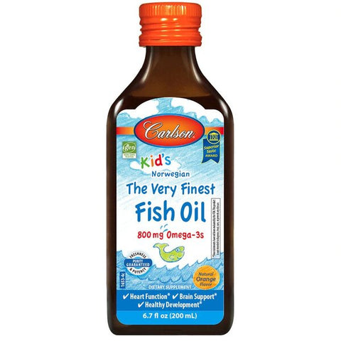 Kids The Very Finest Fish Oil - 800mg Natural Orange - 200 ml.