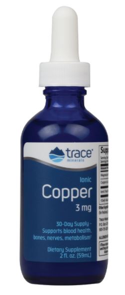 Ionic Copper - 3mg - 59 ml.