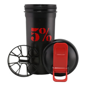5% Shaker - Black - 600 ml.