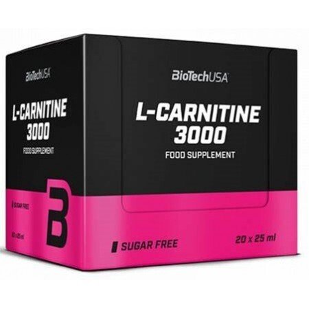 L-Carnitine 3000 - Lemon - 20 x 25 ml.