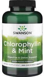 Chlorophyllin & Mint - 500 chewable tablets