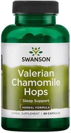 Valerian, Chamomile & Hops - 60 caps