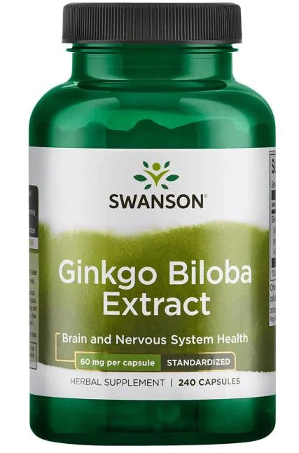 Ginkgo Biloba Extract - 60mg - 240 caps