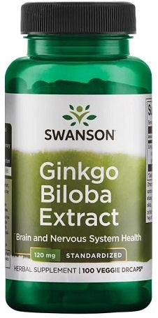 Ginkgo Biloba Extract - 120mg - 100 vcaps