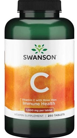 Vitamin C with Rose Hips - 1000mg - 250 tablets