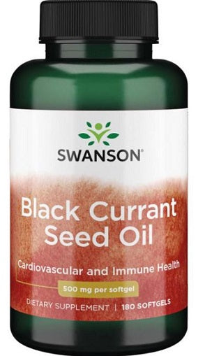 Black Currant Seed Oil - 500mg - 180 softgels