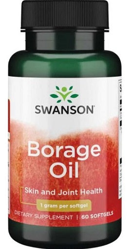 Borage Oil - 1000mg - 60 softgels