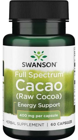 Full Spectrum Cacao (Raw Cocoa) - 400mg - 60 caps