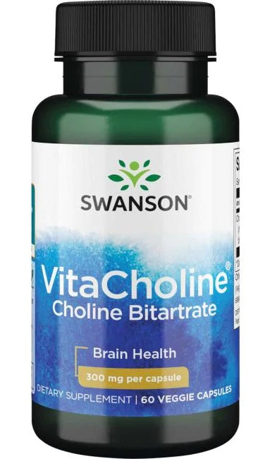 VitaCholine Choline Bitartrate - 300mg - 60 vcaps