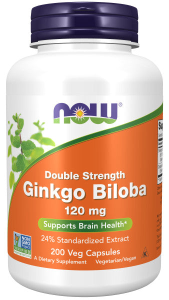 Ginkgo Biloba Double Strength - 120mg - 200 vcaps
