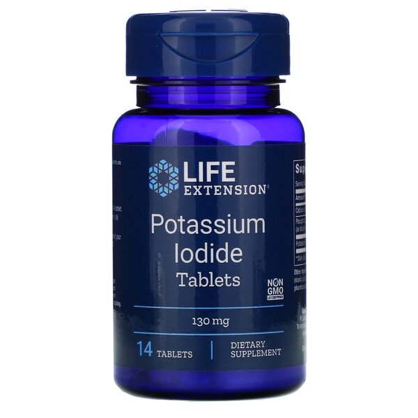 Potassium Iodide Tablets - 130mg - 14 tabs