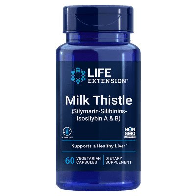 Milk Thistle - Silymarin-Silibinins-Isosilybin A & B - 60 vcaps