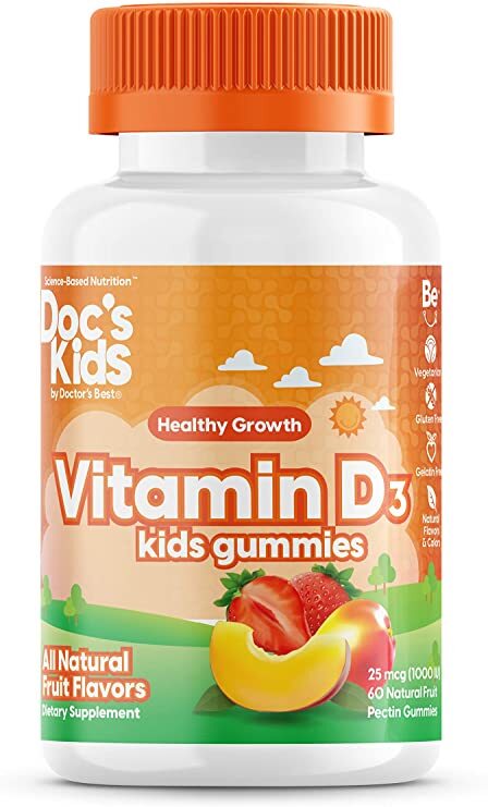 Vitamin D3 Kids Gummies - Fruit Flavours - 60 gummies