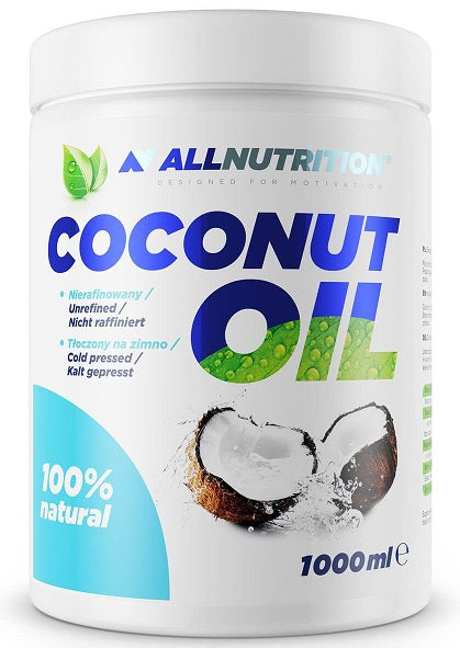 100% Natural Coconut Oil - Unrefined - 1000 ml.