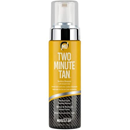 Two Minute Tan - Sunless Bronzer Instant Glow Dark Tanning Gel - 237 ml.