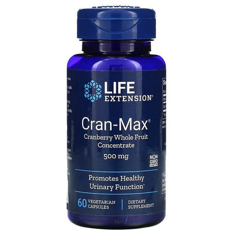 Cran-Max Cranberry Whole Fruit Concentrate - 500mg - 60 vcaps