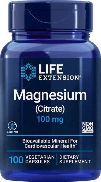 Magnesium (Citrate) - 100mg - 100 vcaps
