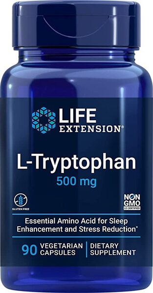 L-Tryptophan - 500mg - 90 vcaps
