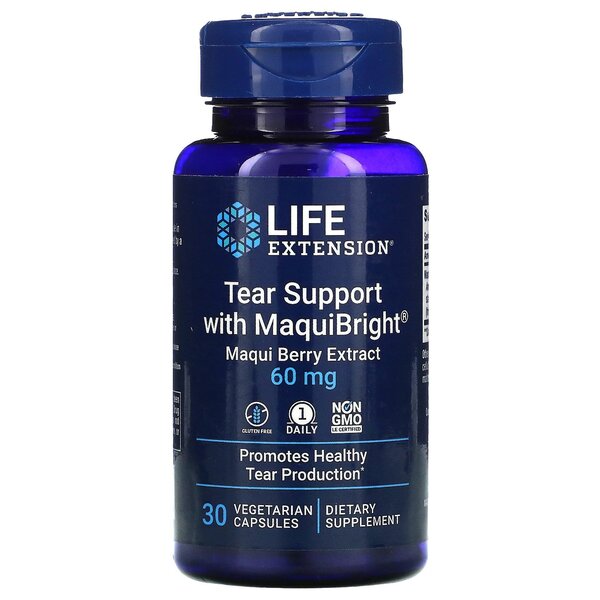Tear Support with MaquiBright (Maqui Berry Extract) - 60mg - 30 vcaps