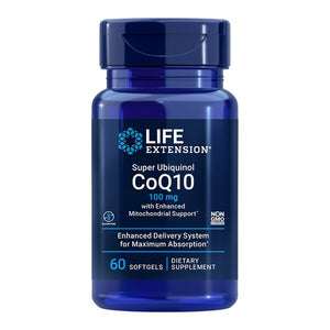 Super Ubiquinol CoQ10 with Enhanced Mitochondrial Support, 100mg - 60 softgels