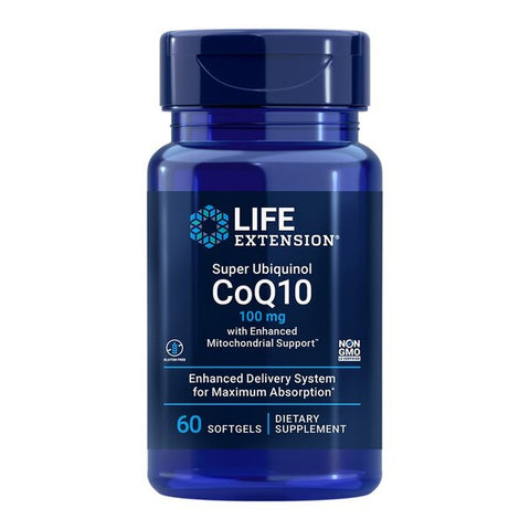 Super Ubiquinol CoQ10 with Enhanced Mitochondrial Support - 100mg - 60 softgels
