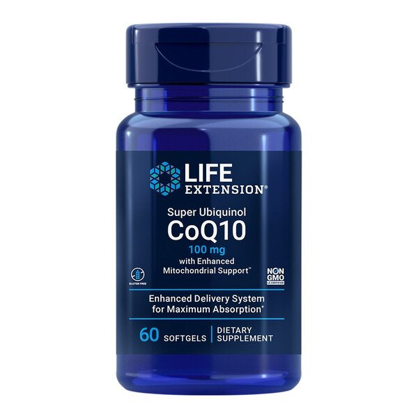 Super Ubiquinol CoQ10 with Enhanced Mitochondrial Support - 100mg - 60 softgels
