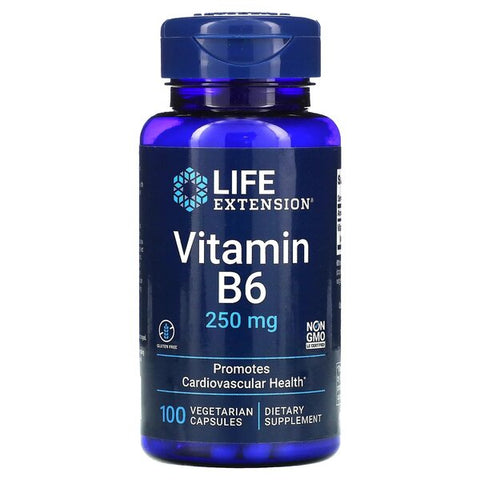 Vitamin B6 - 250mg - 100 vcaps