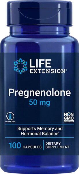 Pregnenolone - 50mg - 100 caps