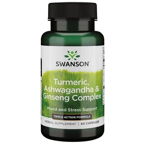 Turmeric - Ashwagandha & Ginseng Complex - 60 caps