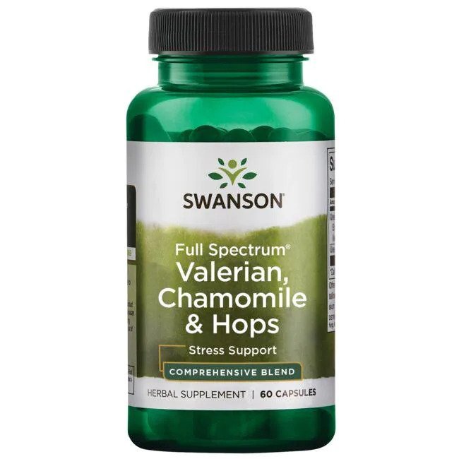 Full Spectrum Valerian - Chamomile & Hops - 60 caps