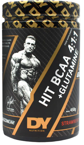 HIT BCAA 4:1:1 + Glutamine, Strawberry - 450g
