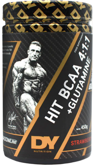 HIT BCAA 4:1:1 + Glutamine - Strawberry - 450g