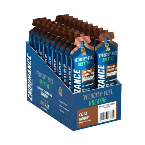 Endurance Breathe Isotonic Energy Gel - Cola - 20 x 60g