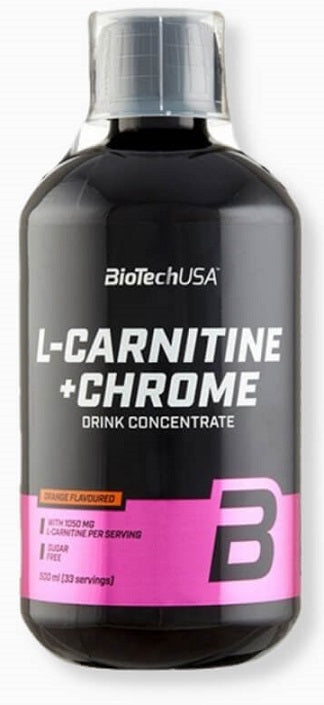 L-Carnitine + Chrome - Orange - 500 ml.