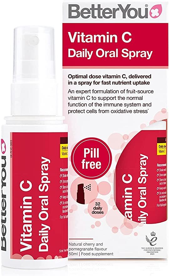 Vitamin C Daily Oral Spray - Natural Cherry and Pomegranate - 50 ml.