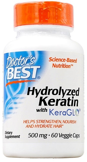 Hydrolyzed Keratin - 500mg - 60 vcaps