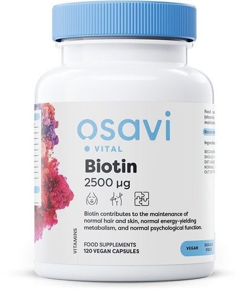 Biotin - 2500mcg - 120 vegan caps