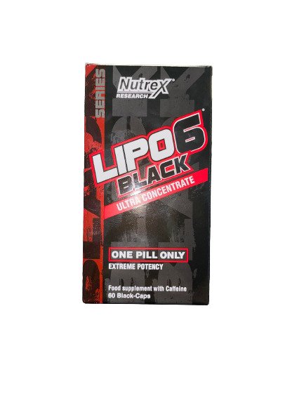 Lipo-6 Black Ultra Concentrate - Extreme Potency - 60 black caps