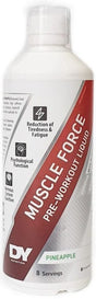 Muscle Force Liquid Pre-Workout - Pineapple - 500 ml.