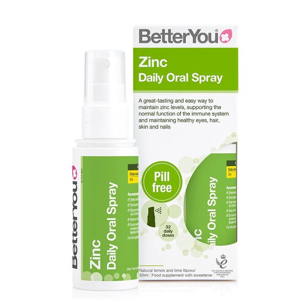 Zinc Daily Oral Spray - Natural Lemon & Lime - 50 ml.